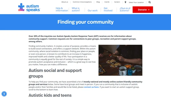 Autism Speaks Community
