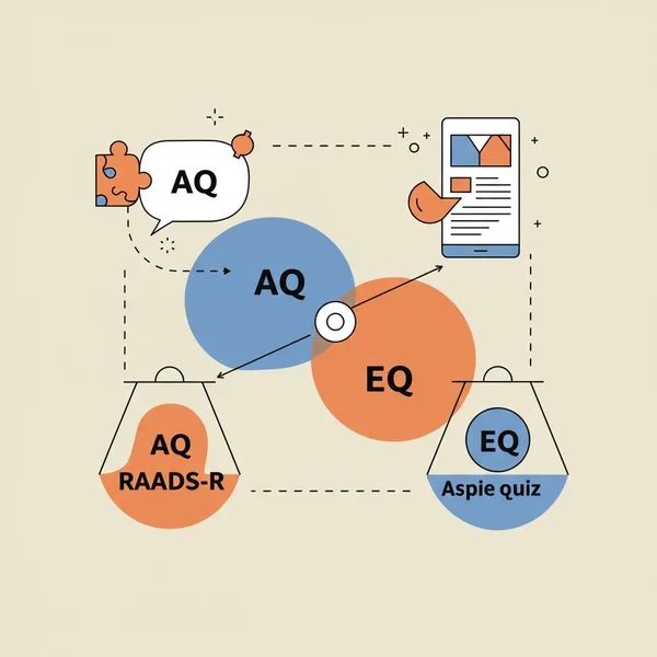 Diagram comparing different neurodivergent assessment tools